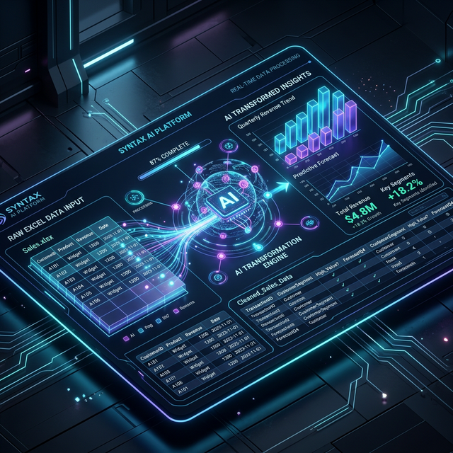 AI Excel Dashboard Dashboard